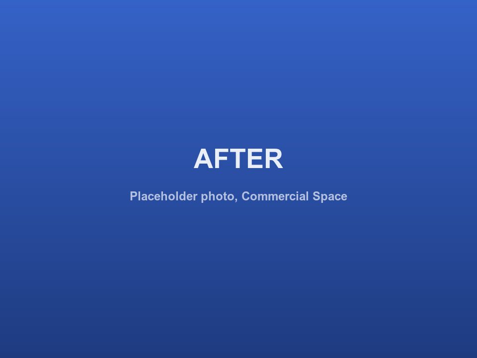 After, Commercial Space Reset